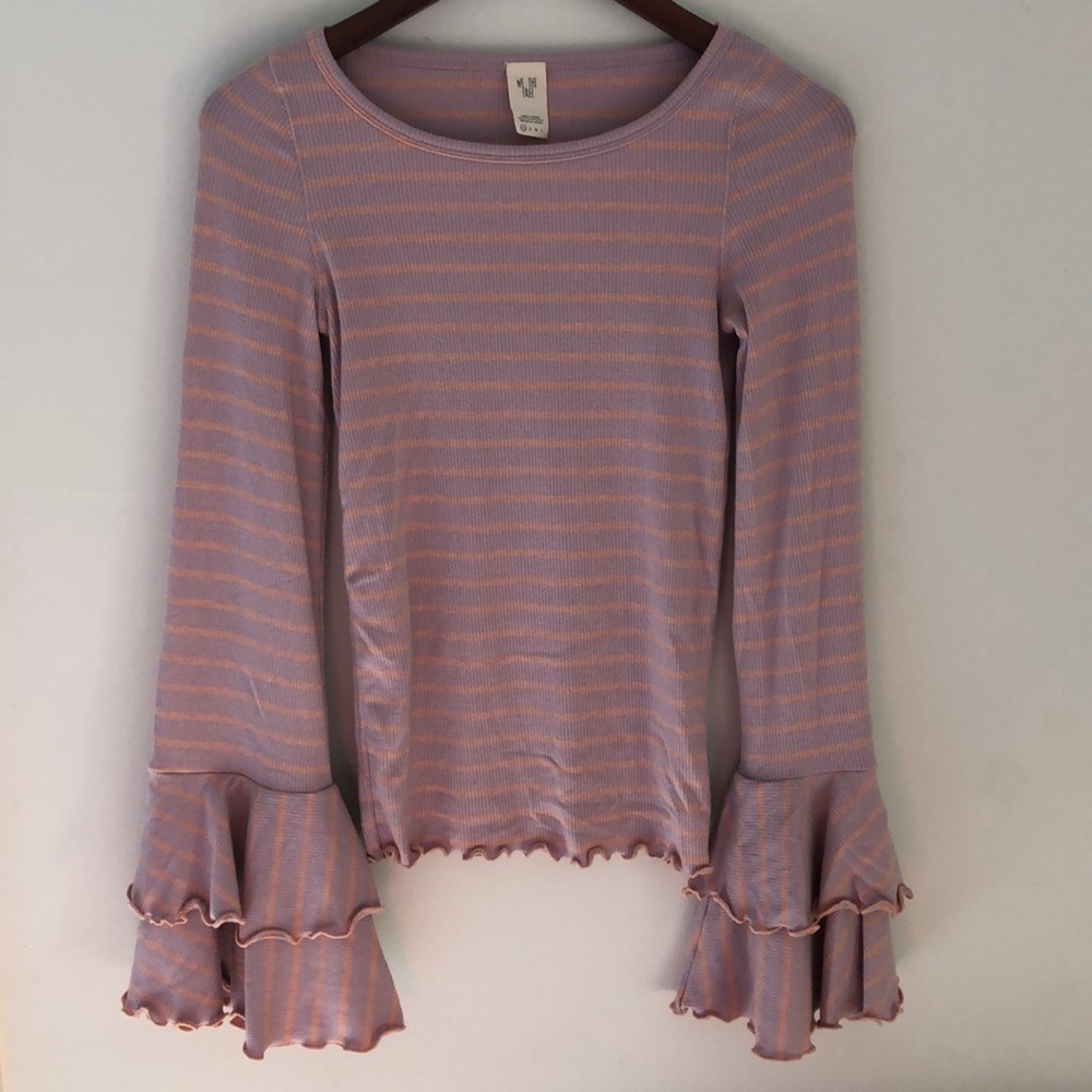Free People Bell Bottom Sleeve Top